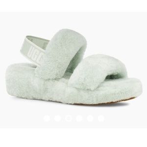 MINT GREEN OH YEAH UGG SLIPPERS